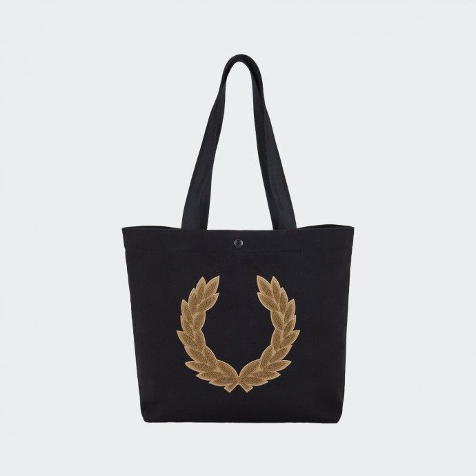 Fred Perry Laurel Wreath Canvas Tote Bag
