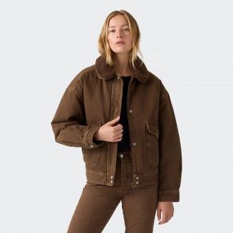 Chaqueta bomber vaquera de corte holgado de Levi's