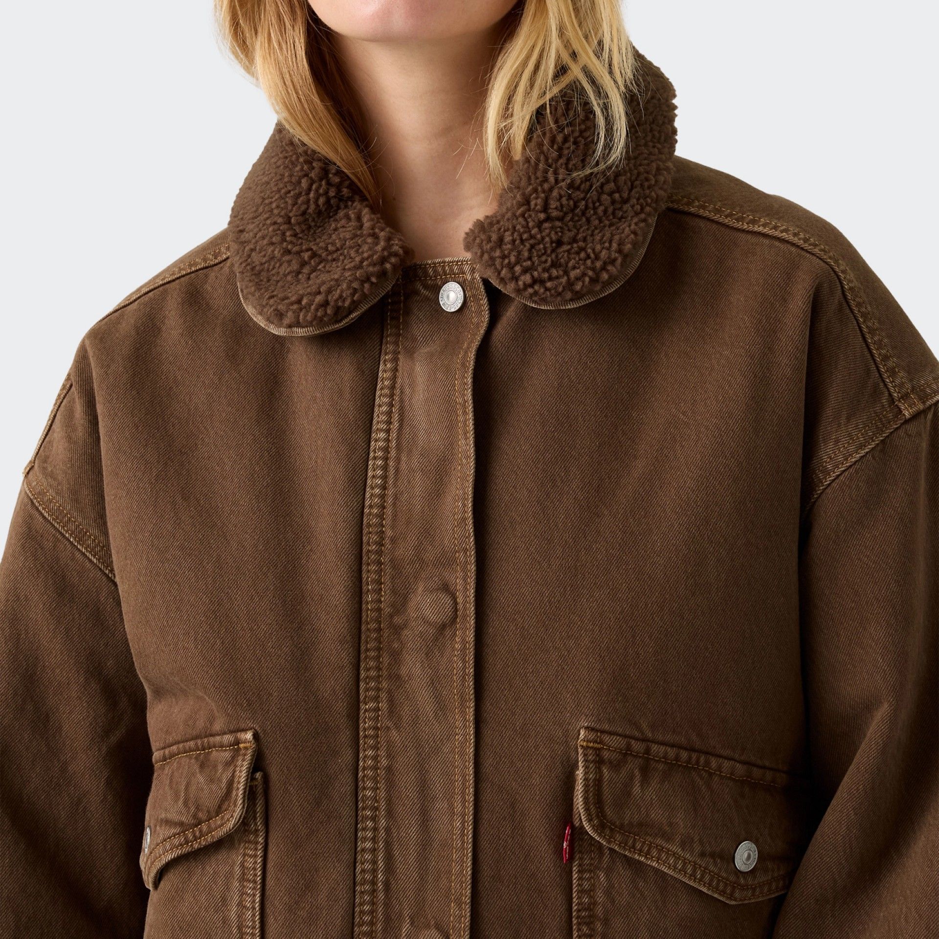 Chaqueta bomber vaquera de corte holgado de Levi's