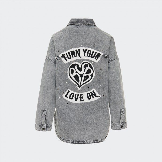 BSB oversize denim shirt