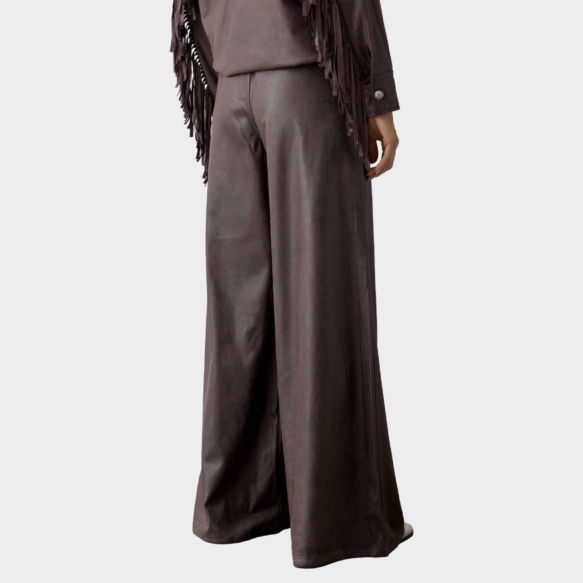 BSB Flared Pants in Synthetic Leather
