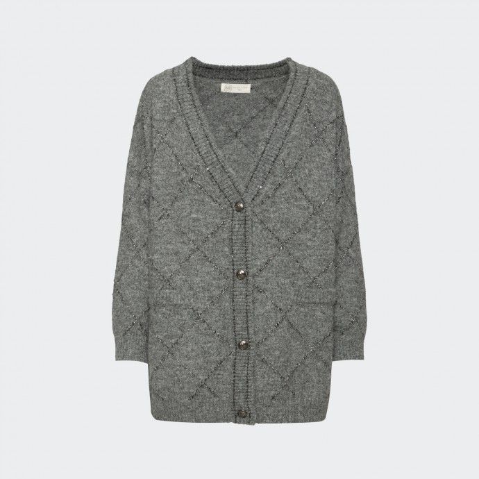 Abrigo largo de punto BSB