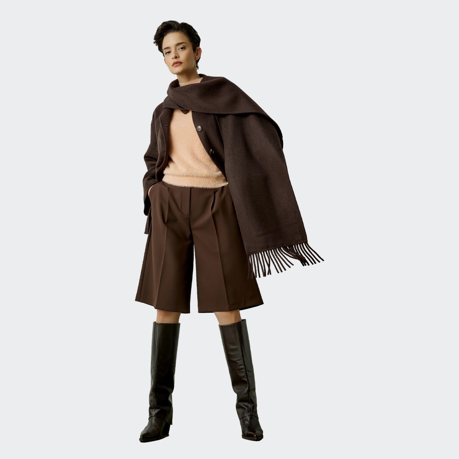 BSB Coat with Scarf