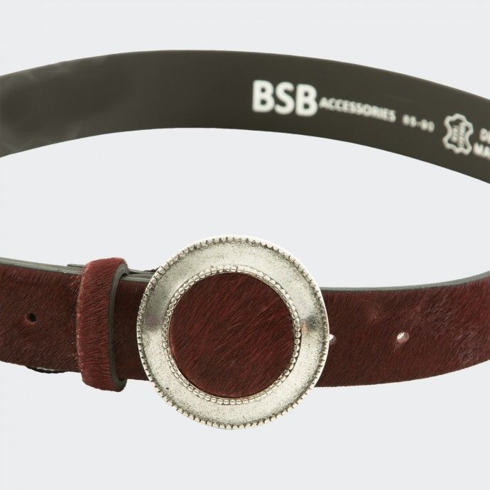 BSB leather textured belt