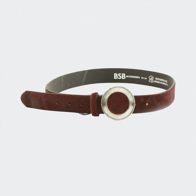 BSB leather textured belt