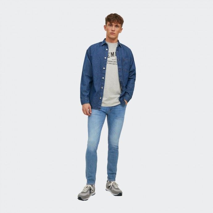 Calças de Ganga Jack & Jones Liam Skinny Fit