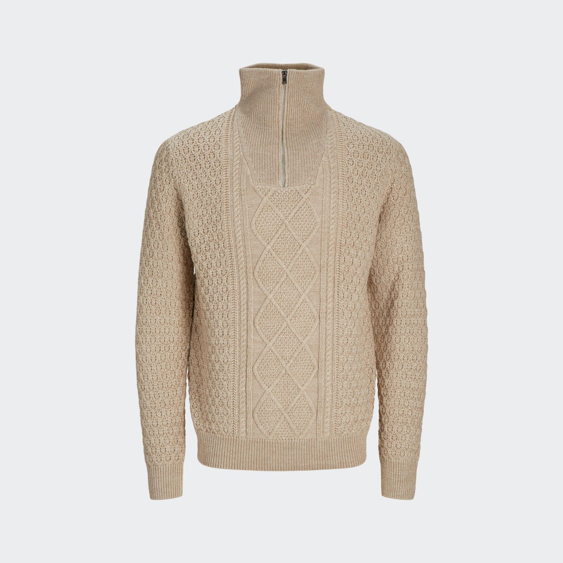 Pull à col roulé avec fermeture éclair Jack & Jones