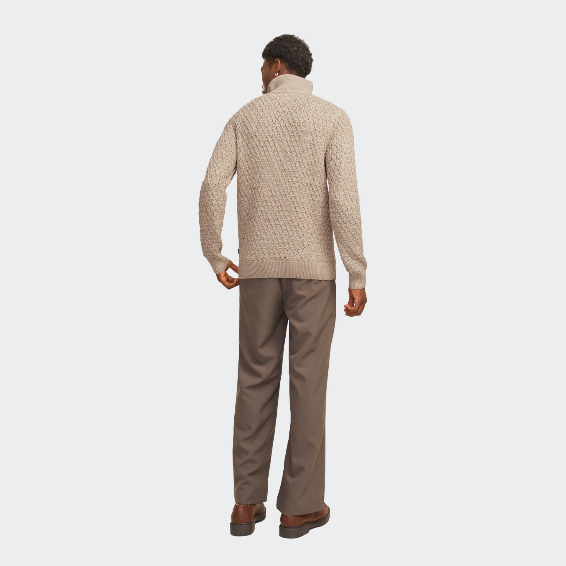 Pull à col roulé avec fermeture éclair Jack & Jones