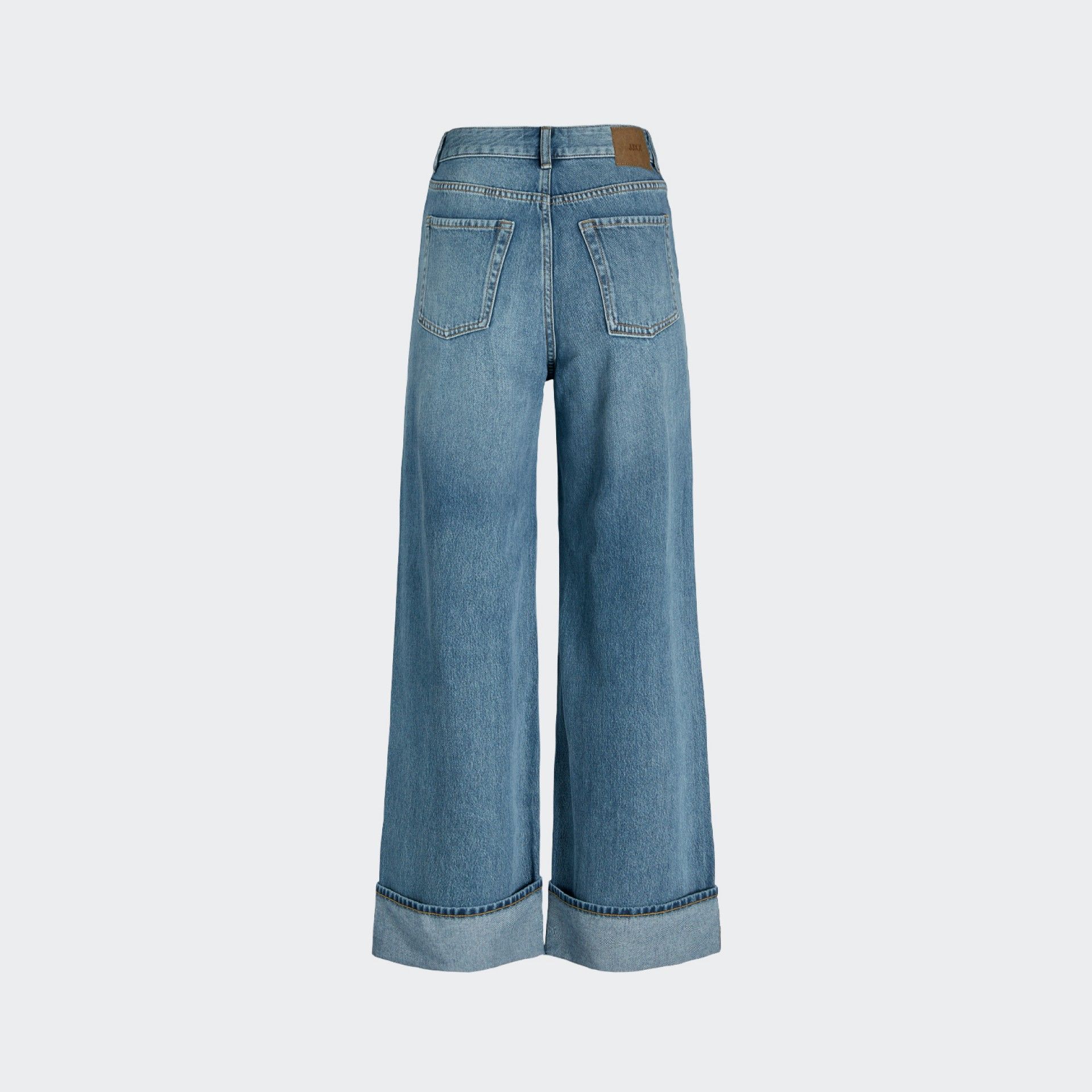 Pantalones vaqueros de pierna ancha con vuelta y cintura alta JJXX JXTOKYO