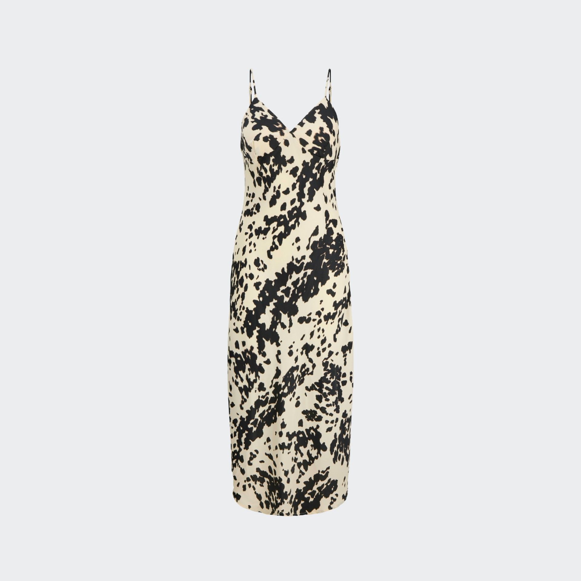 Vestido midi de satén estampado JXBILLY