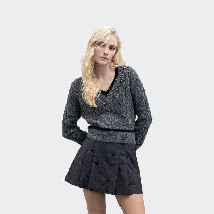 Camisola de Malha de Gola V Goa Goa