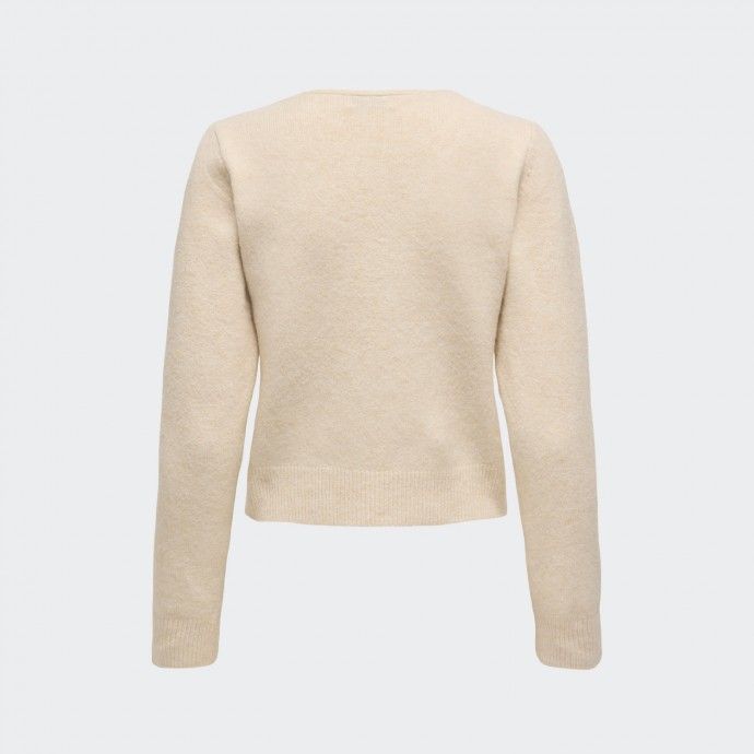 Cardigan en Maille avec D�tails en Dentelle JDY