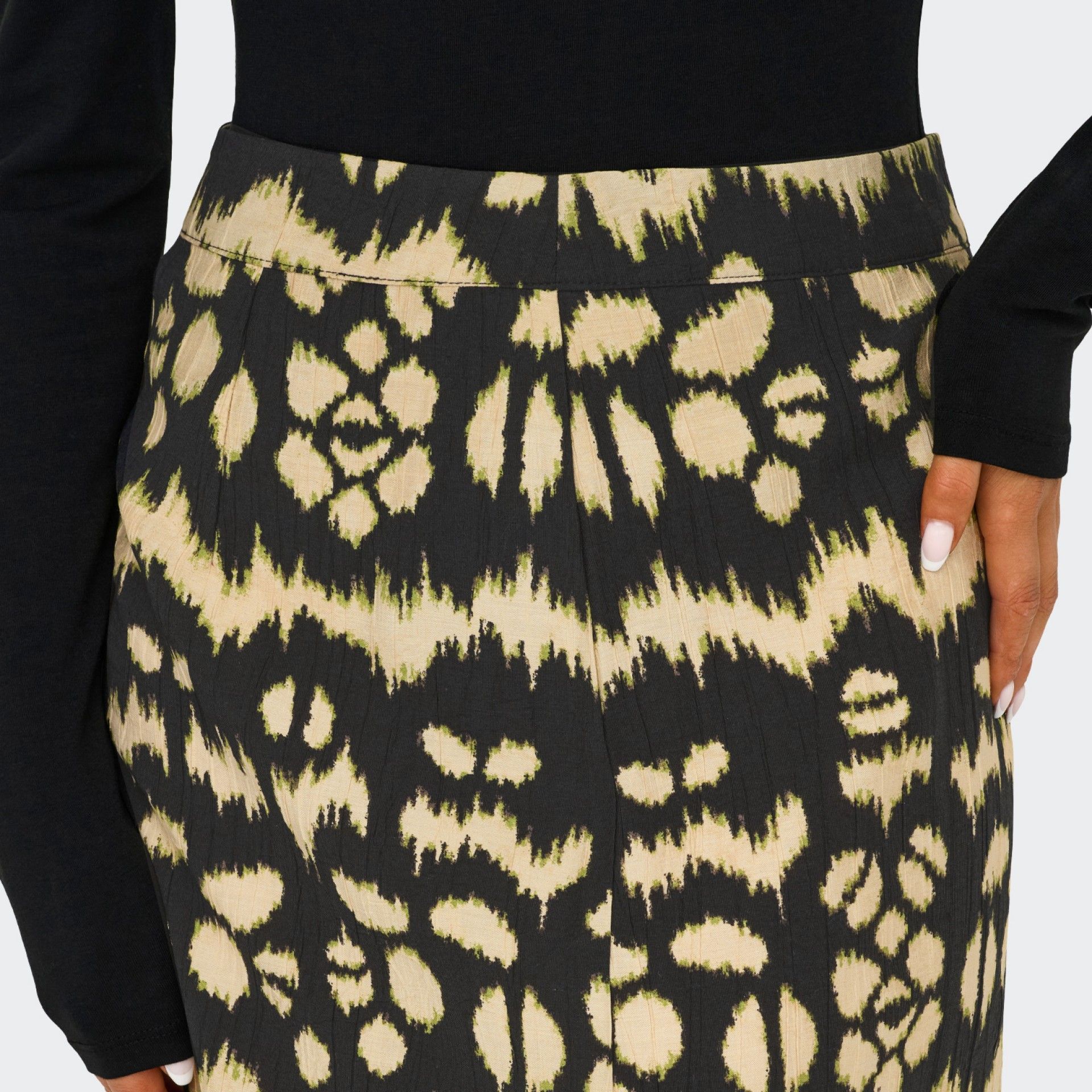 Only Printed Midi Skirt