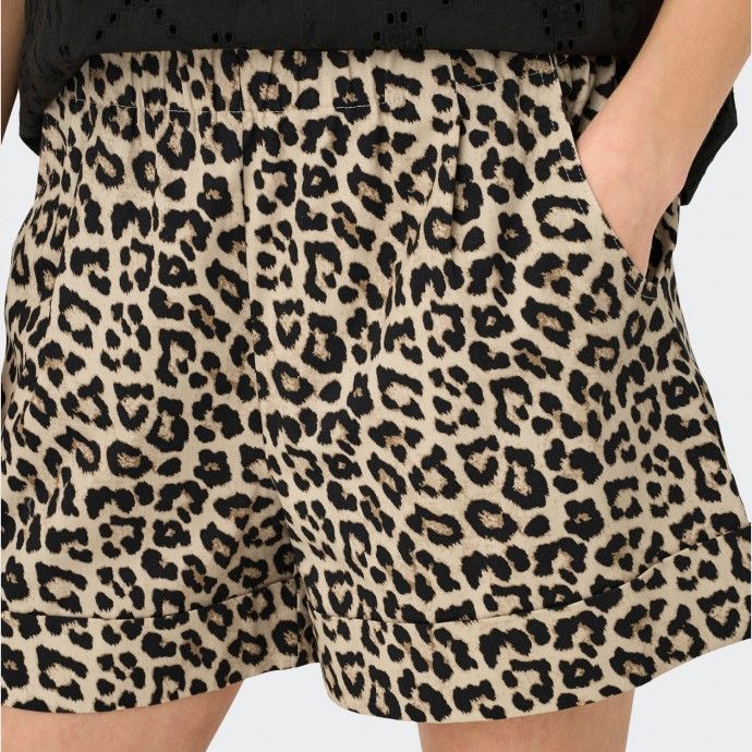 Pantalones cortos Animal Print Only ONLLOWA