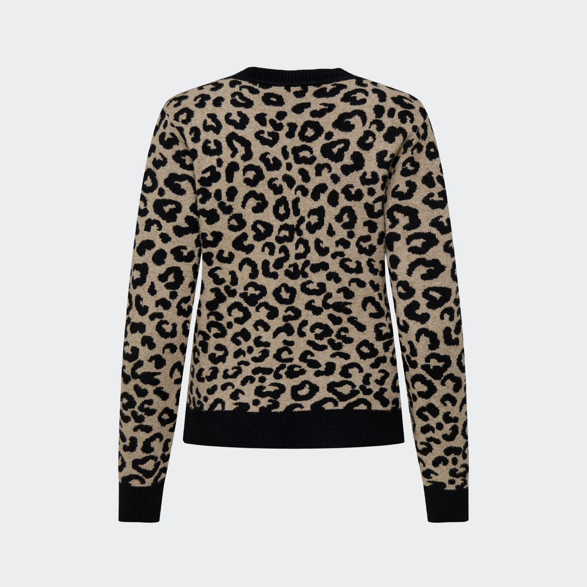Chaqueta de punto con estampado animal Only