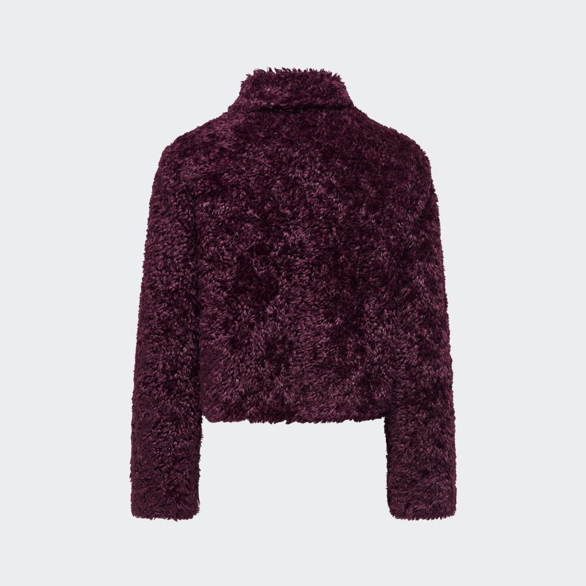 ONLGINNY Only Manteau en fourrure bordeaux