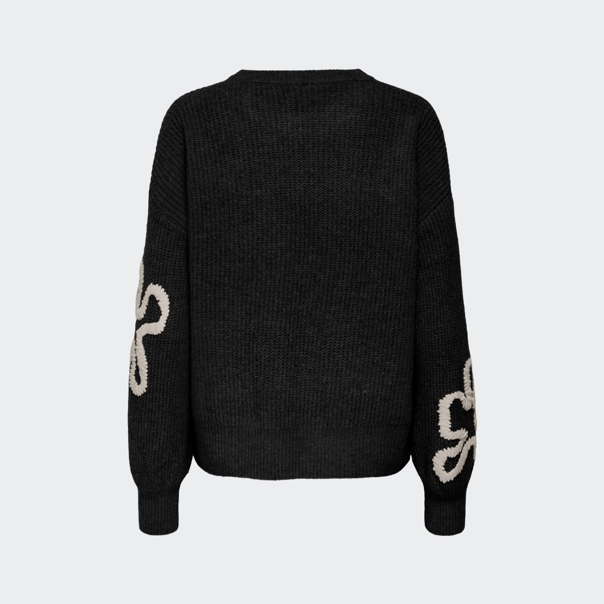 Pull en tricot fleuri uniquement