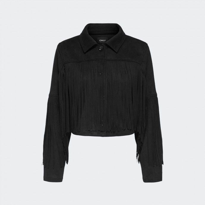 Fringed coat Only ONLDIANE