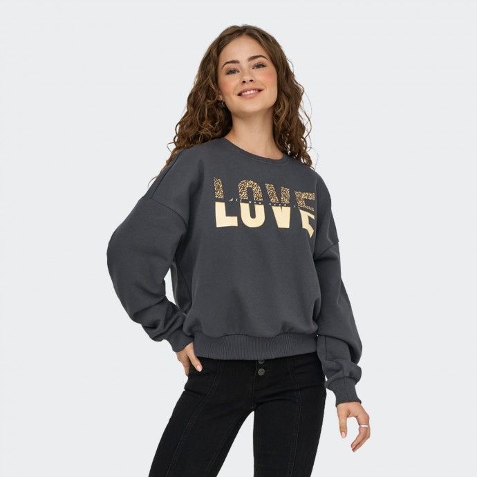 Sudadera de corte regular con estampado Only ONLTAMMIE