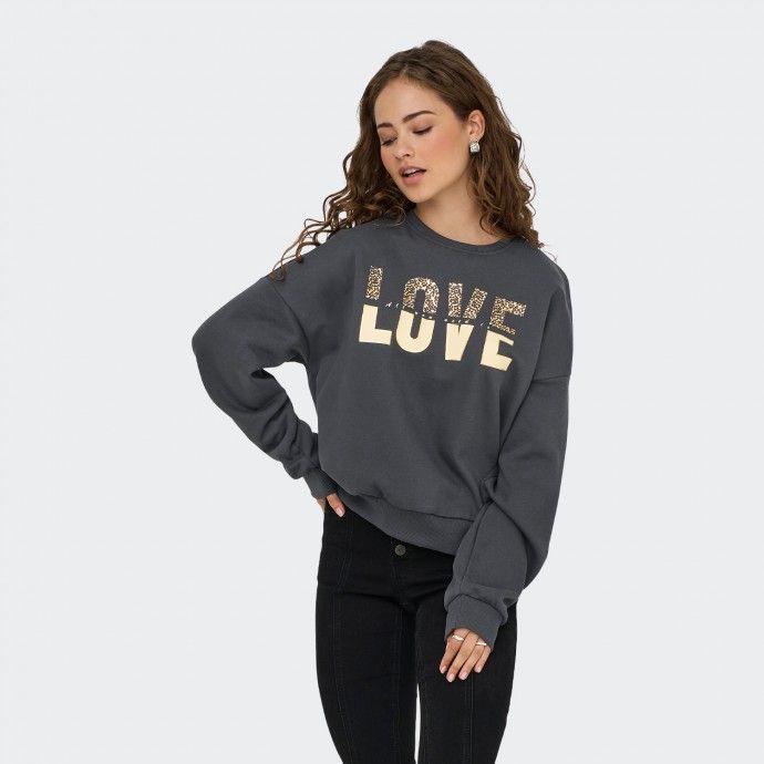 Sudadera de corte regular con estampado Only ONLTAMMIE