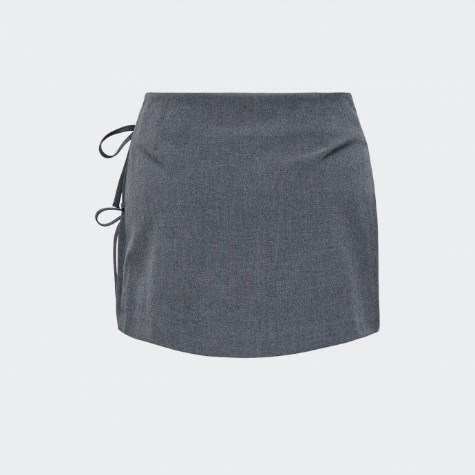 Falda en gris mixto Solo ONLMelanie