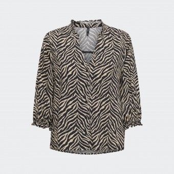 V-neck Animal Print Blouse Only ONLNOVA