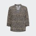 Chemisier � imprim� animalier et col en V Only ONLNOVA
