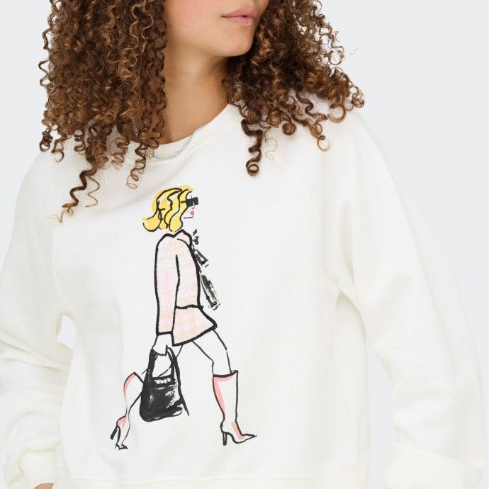 Sweatshirt ONLLABINET Only