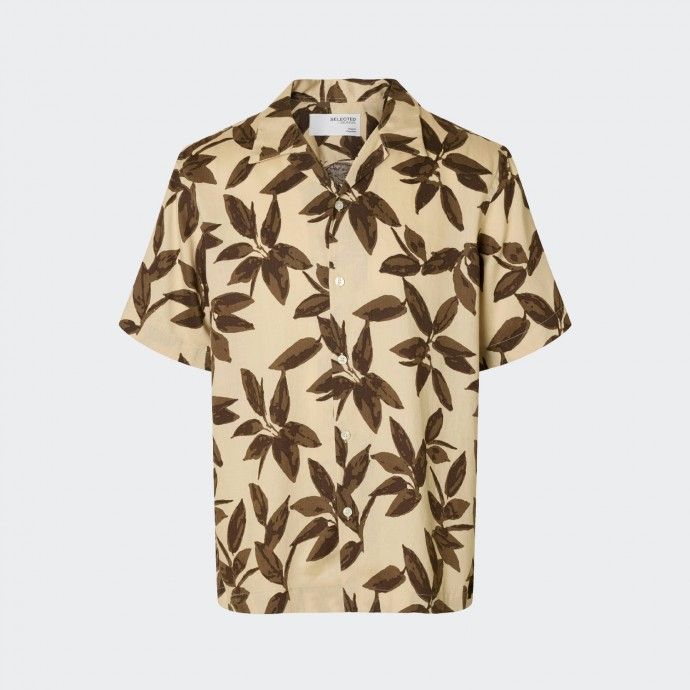 Chemise Selected Homme Slhregnoa Mix SS Resort