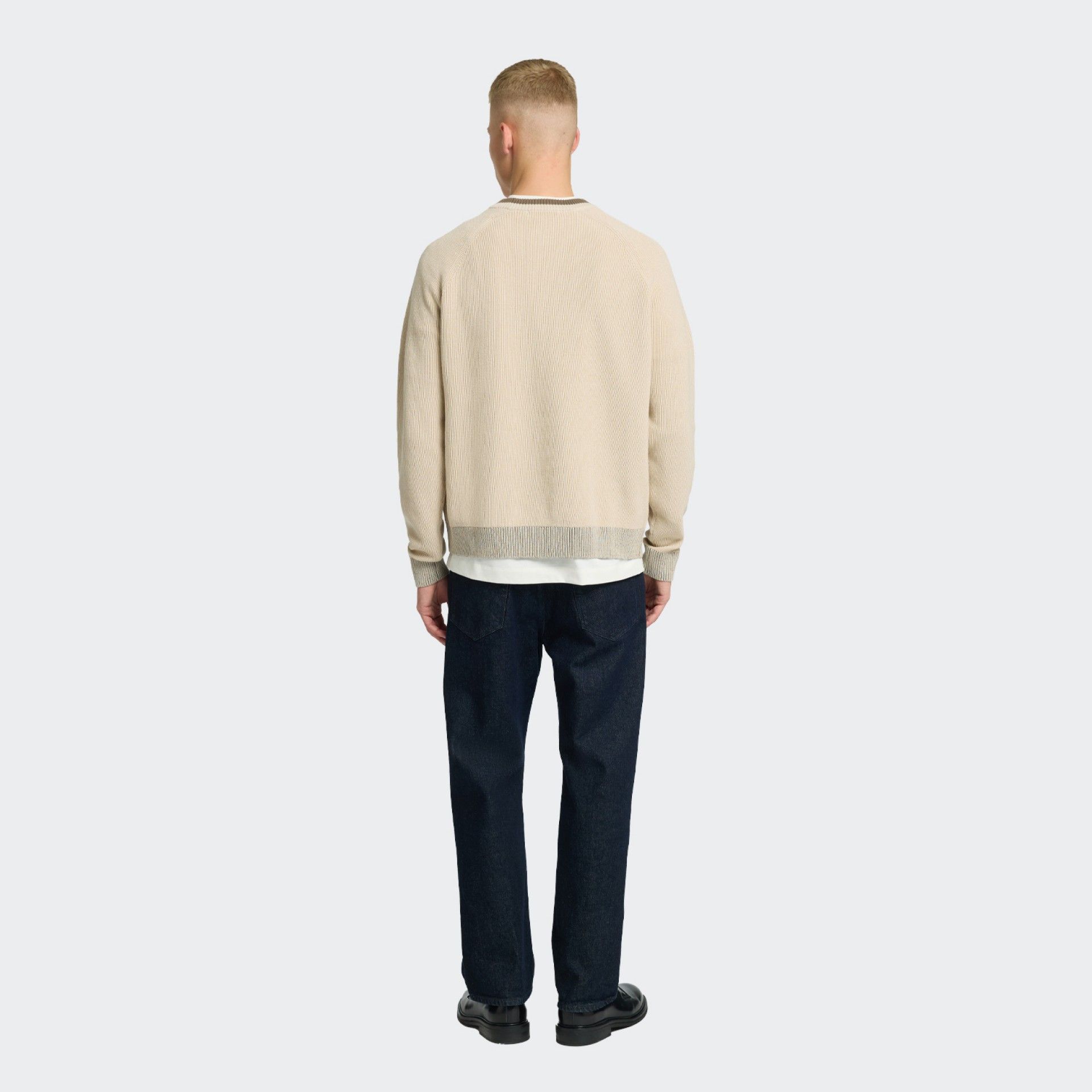Pull col rond Selected Homme