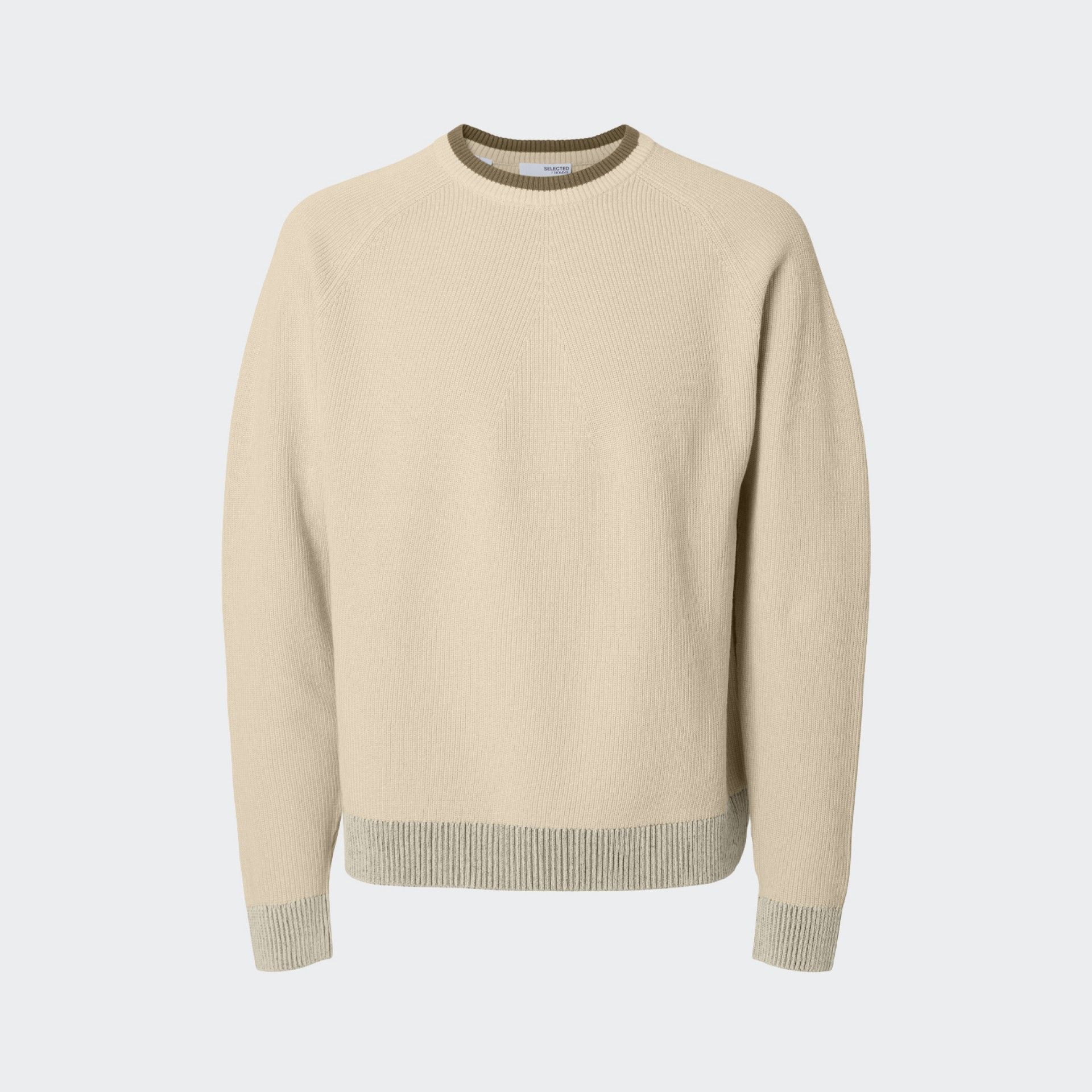 Pull col rond Selected Homme