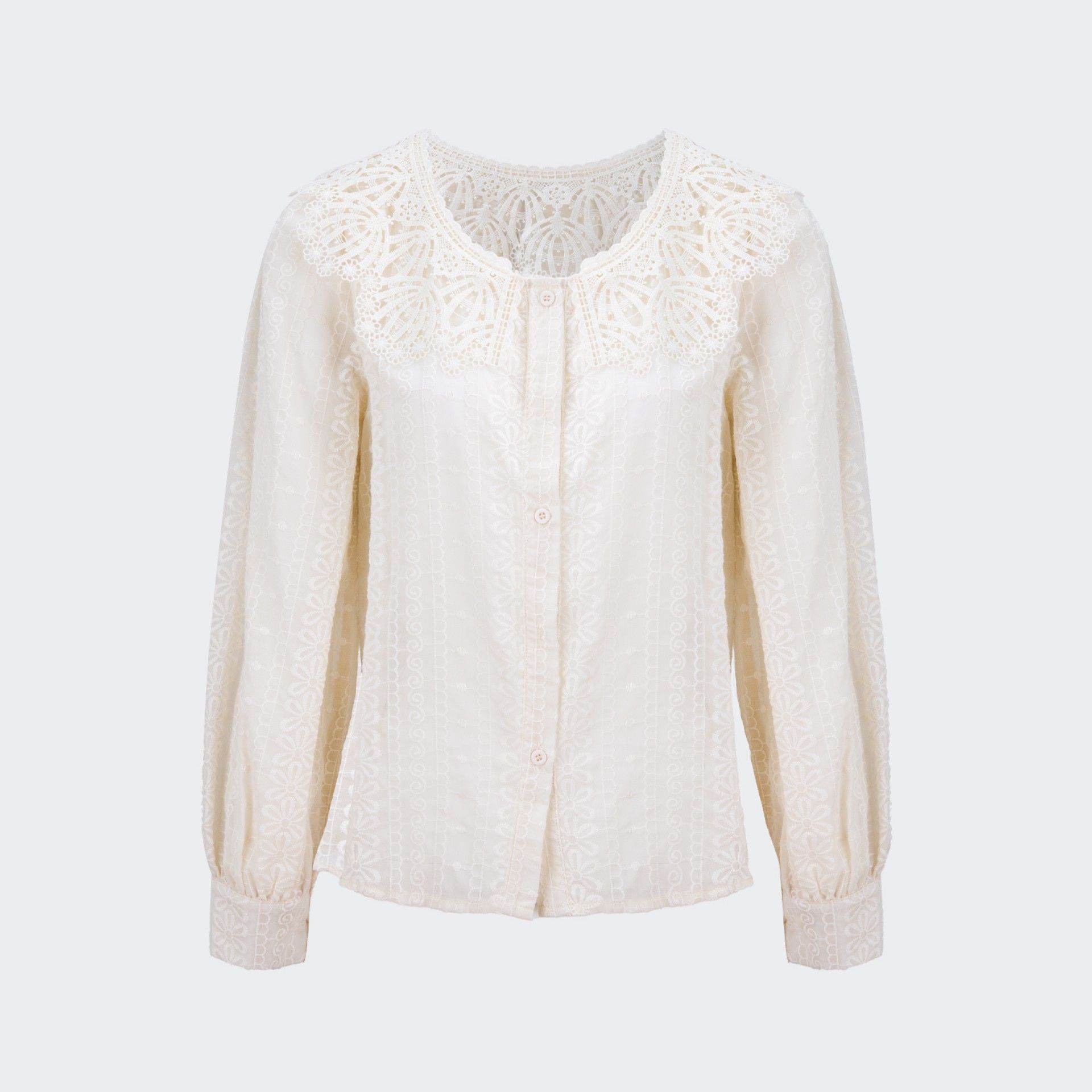 Pilar Lace Shirt Polin Et Moi