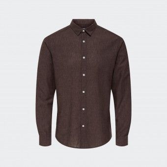 Chemise ONSCAIDEN Marron Only & Sons