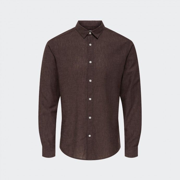 Chemise ONSCAIDEN Marron Only & Sons