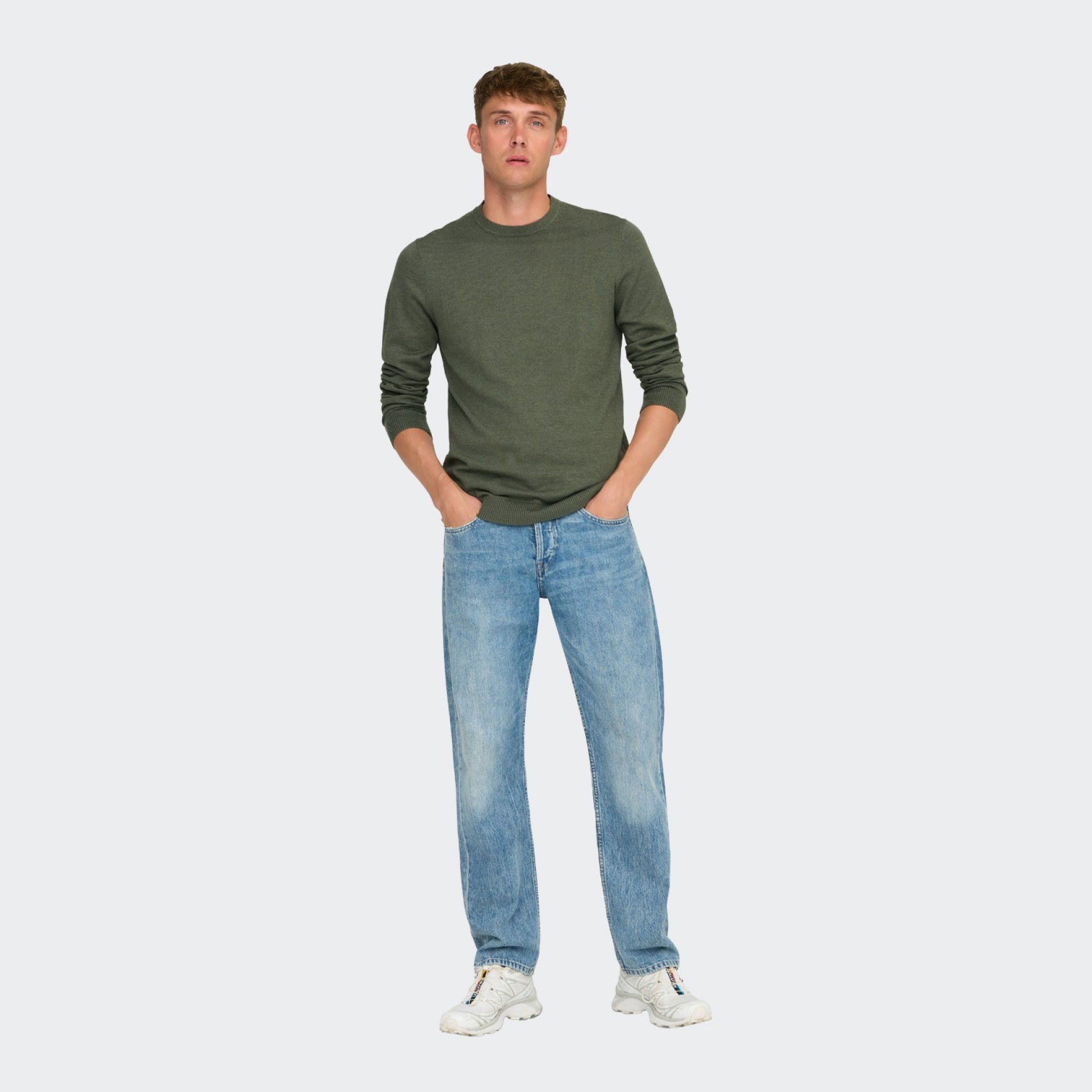 Pull Basique en Maille Only & Sons