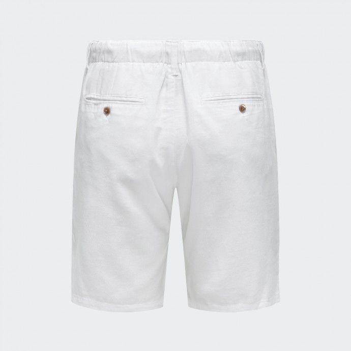 Pantalones Cortos LEO Only & Sons Blancos