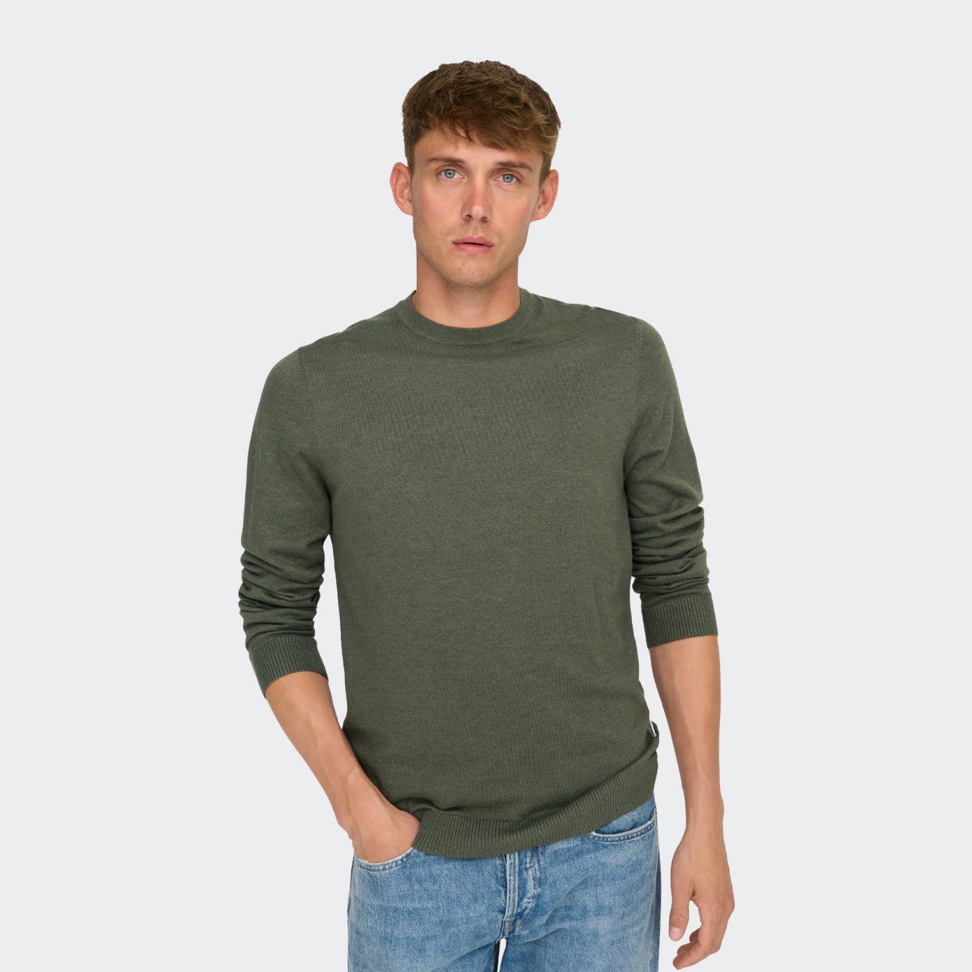 Pull Basique en Maille Only & Sons
