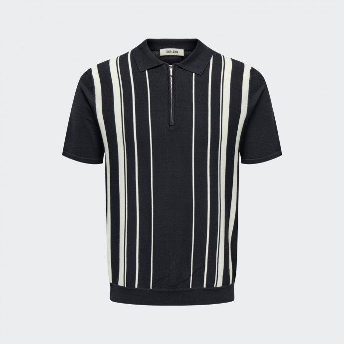 Only & Sons ONSWYLER Knitted Polo Shirt with Half Zip