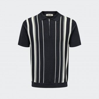 Only & Sons ONSWYLER Knitted Polo Shirt with Half Zip