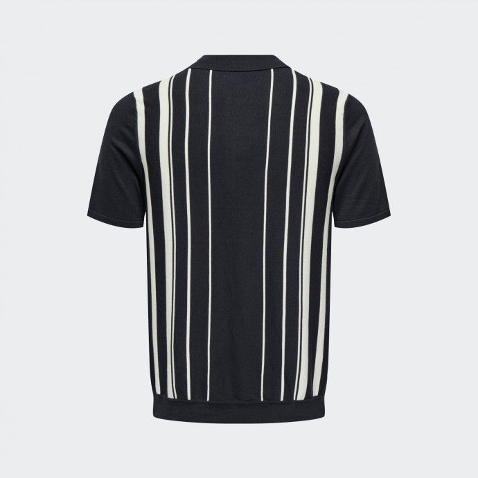 Only & Sons ONSWYLER Knitted Polo Shirt with Half Zip