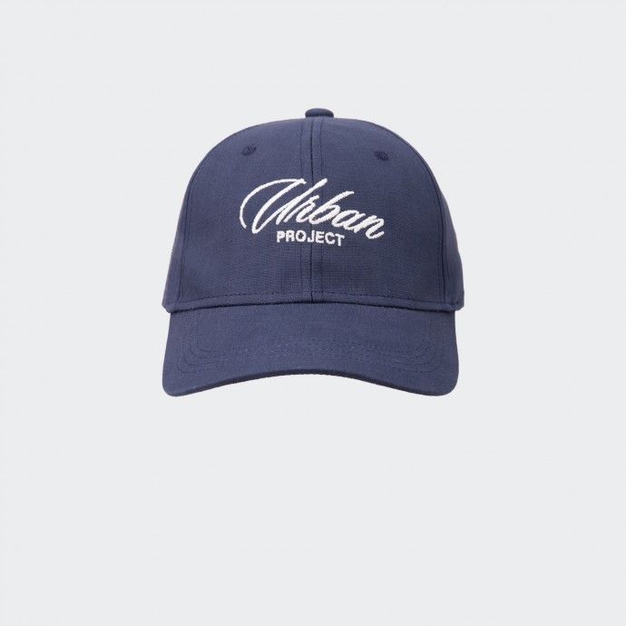 Urban Project Cap with Embroidered Logo in Navy