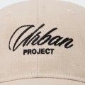 Urban Project Cap with Embroidered Logo in Beige