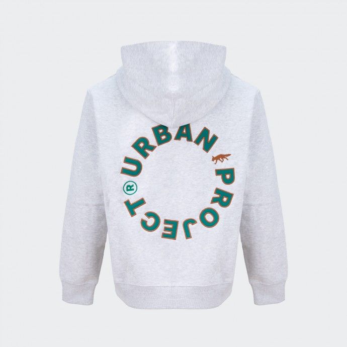 Urban Project Embroidered Loose Fit Greu Sweatshirt