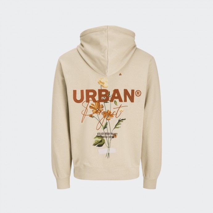 Urban Project Beige Hoodie