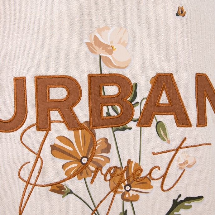 Urban Project Beige Hoodie