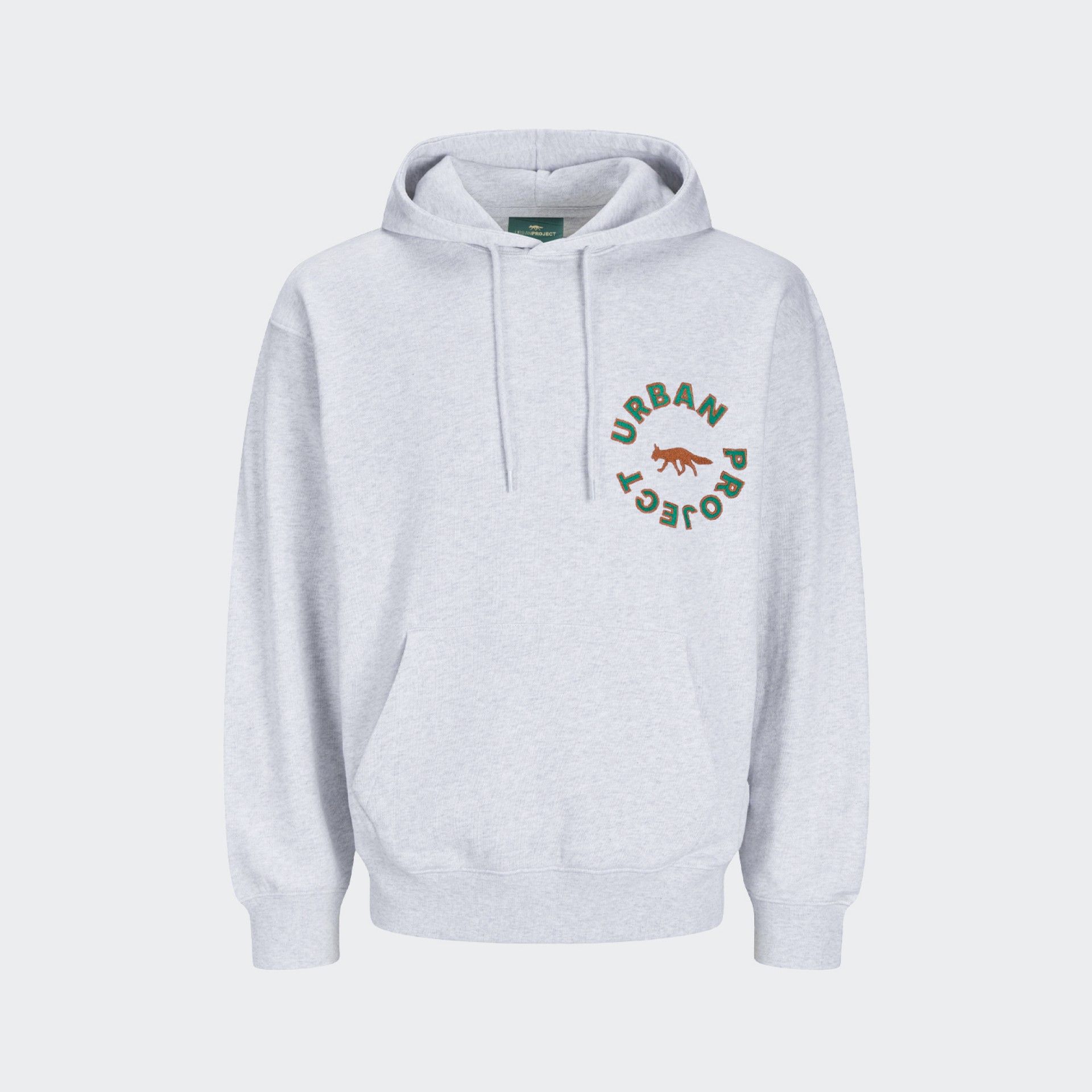 Urban Project Embroidered Loose Fit Greu Sweatshirt
