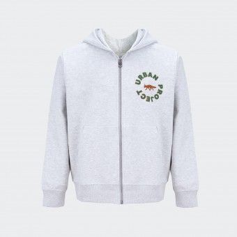 Urban Project White Wide Fit Jacket Embroidery
