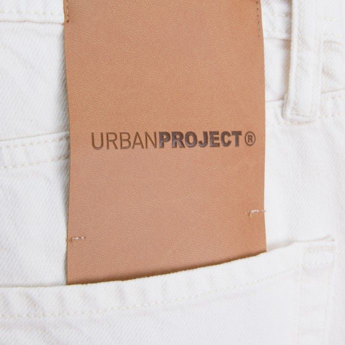 Urban Project Baggy White Jeans