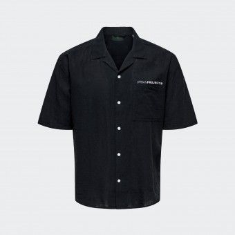Chemise en Lin Noir Urban Project