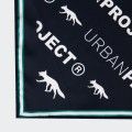 Urban Project 70x70 Printed Black Scarf